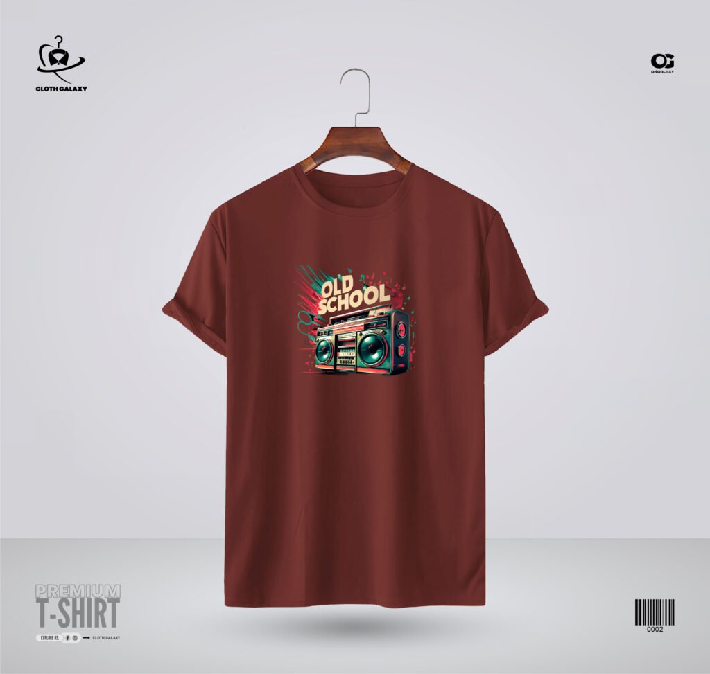 Maroon color t-shirt