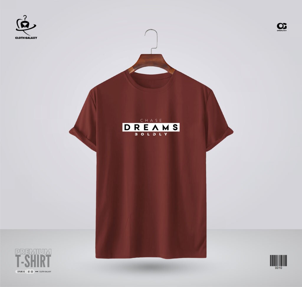 Maroon color t-shirt