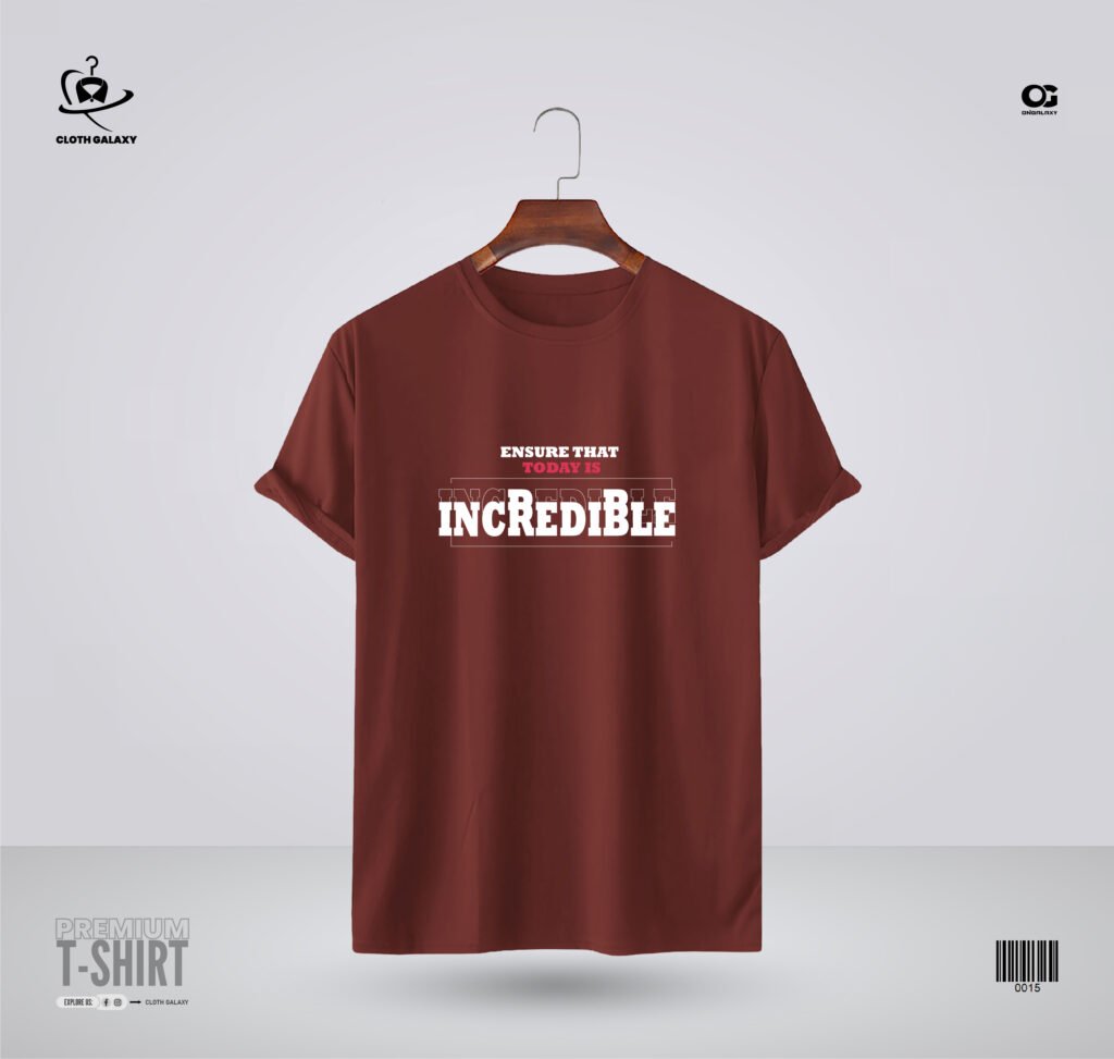 Maroon color t-shirt