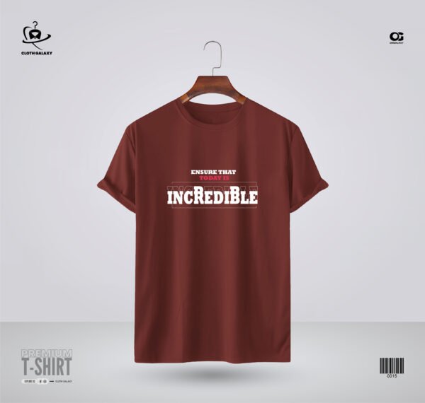 Maroon color t-shirt