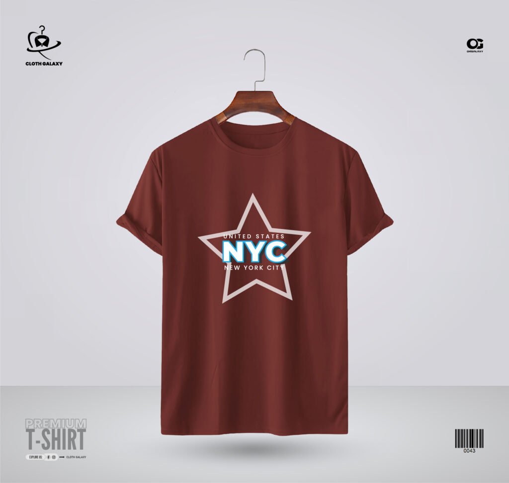 Maroon color t-shirt