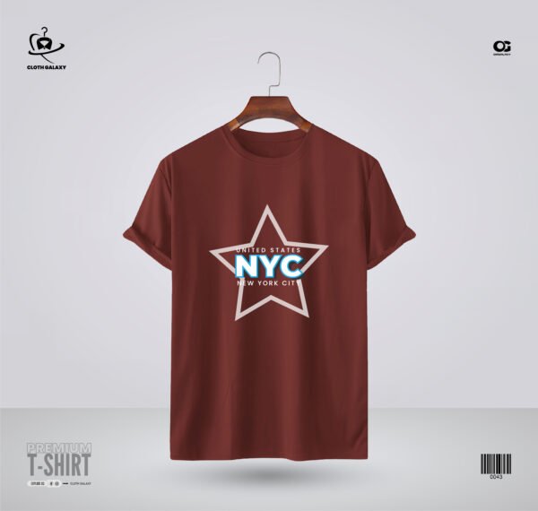 Maroon color t-shirt