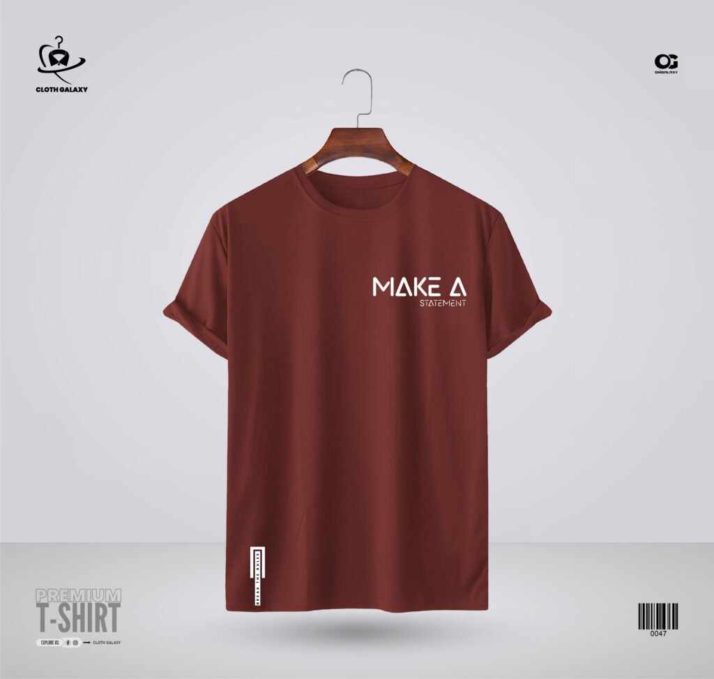 Maroon color t-shirt